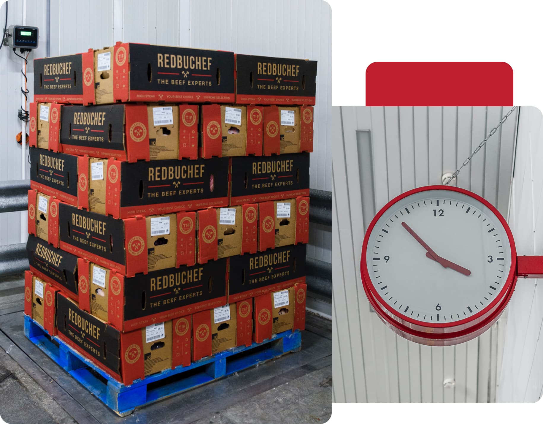 Carne redbuchef empacada